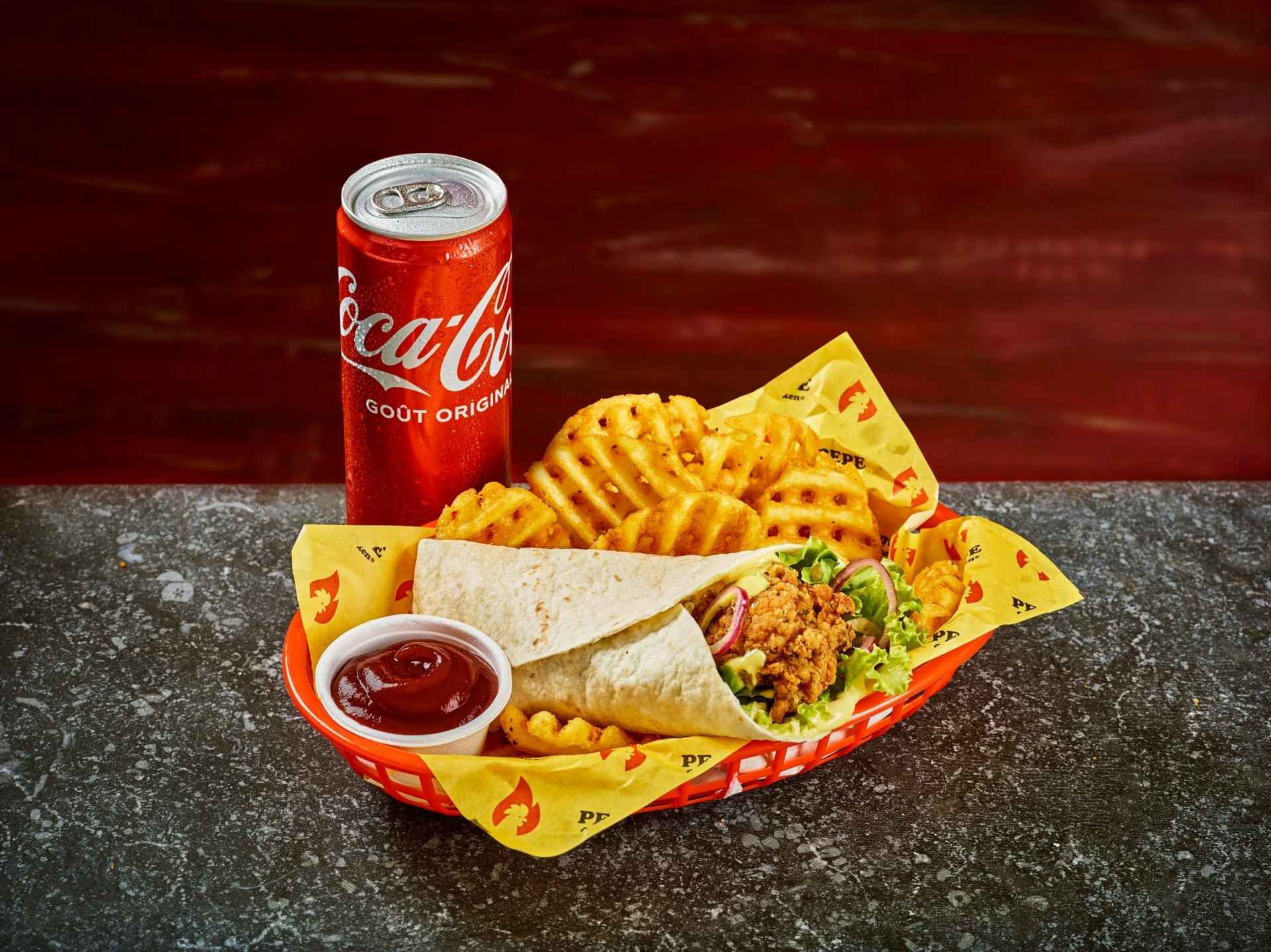menu pepe wrap